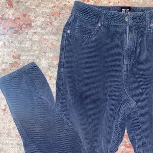 BDG color corduroy high waisted mom pants
